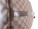 Louis Vuitton Damier Ebene Keepall 55 Bandouliere Travel Duffle Bag