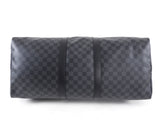 Louis Vuitton Damier Graphite Keepall Bandouliere 55 Travel Duffle Bag