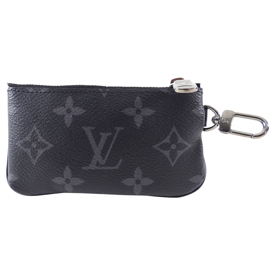 Louis Vuitton Monogram Eclipse Reverse Key Holder Pouch