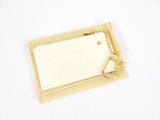 Louis Vuitton Ivory Perle Vernis Monogram Zip Key Pouch
