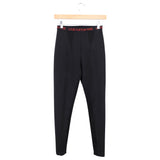 Louis Vuitton Black and Red Logo Leggings - 38 (S)