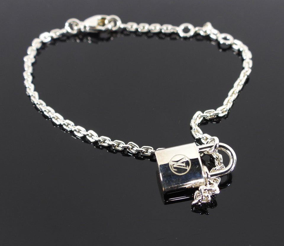 Louis Vuitton Lockit Sterling Silver Bracelet
