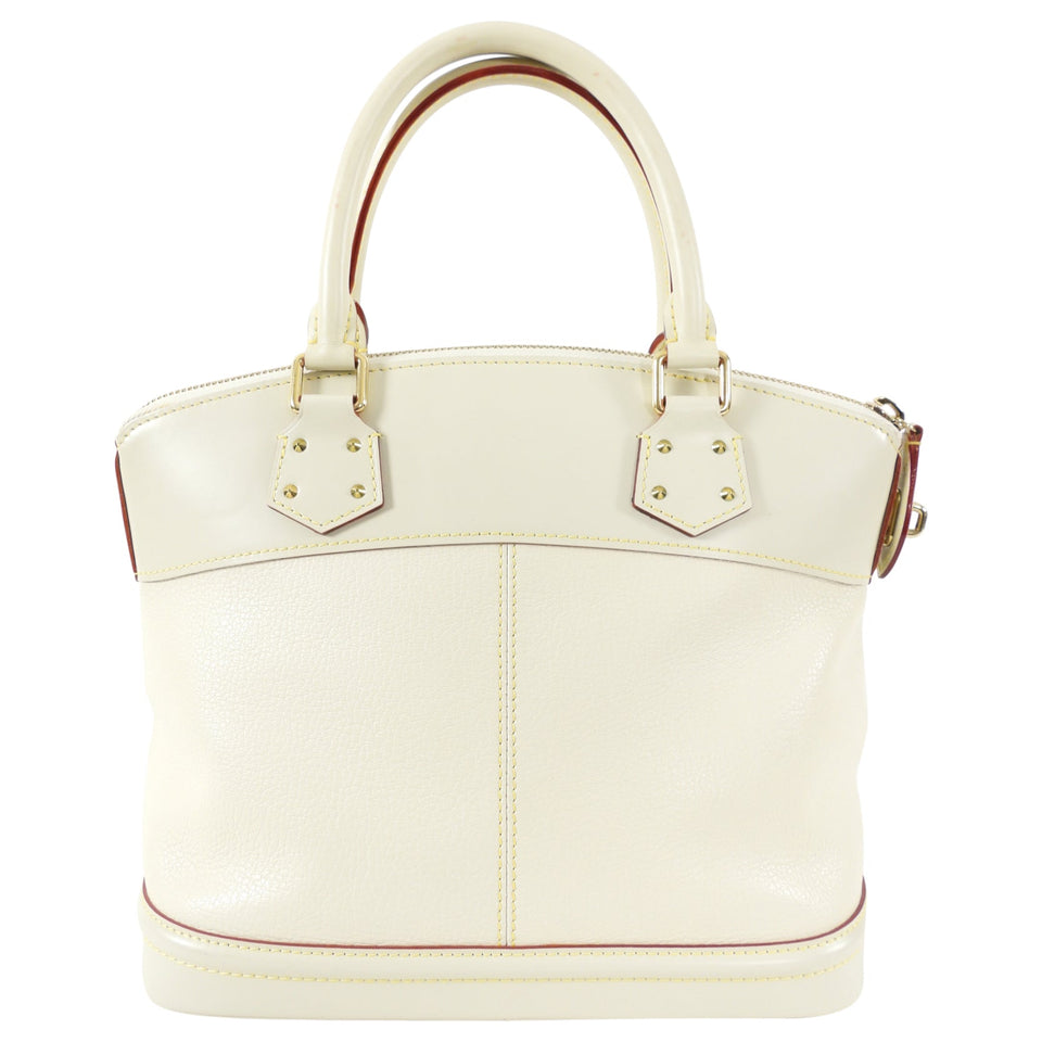 Louis Vuitton Lockit PM Ivory Suhali Leather Bag