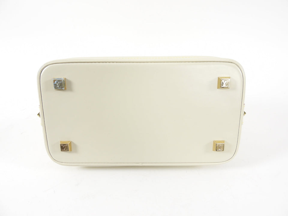 Louis Vuitton Lockit PM Ivory Suhali Leather Bag