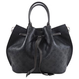 Louis Vuitton Black Mahina Leather Girolata Bag