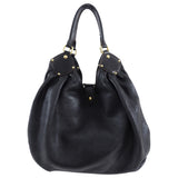 Louis Vuitton Black Mahina Leather Hobo XL