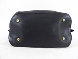 Louis Vuitton Black Mahina Leather Hobo XL