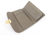 Louis Vuitton Mahina Leather Amelia Push Clasp Wallet