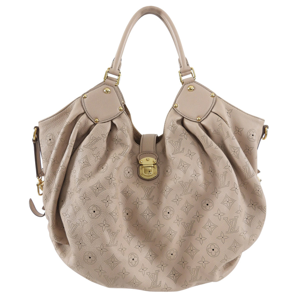 Louis Vuitton Beige Mahina Hobo XL Bag