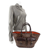 Louis Vuitton Damier Ebene Manosque GM Tote Bag