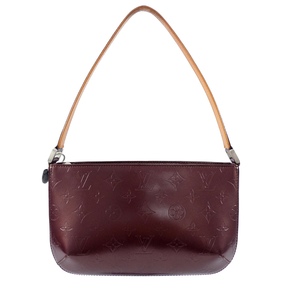 Louis Vuitton Monogram Mat Fowler Bordeaux Pochette Bag