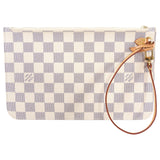 Louis Vuitton Damier Azur Neverfull Pouch Insert Clutch