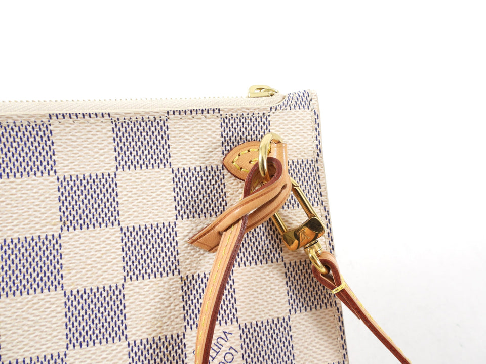 Louis Vuitton Damier Azur Neverfull Pouch Insert Clutch