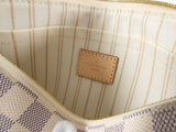 Louis Vuitton Damier Azur Neverfull Pouch Insert Clutch