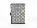 Louis Vuitton Mini Monogram Canvas Blue Small Ring Agenda Cover
