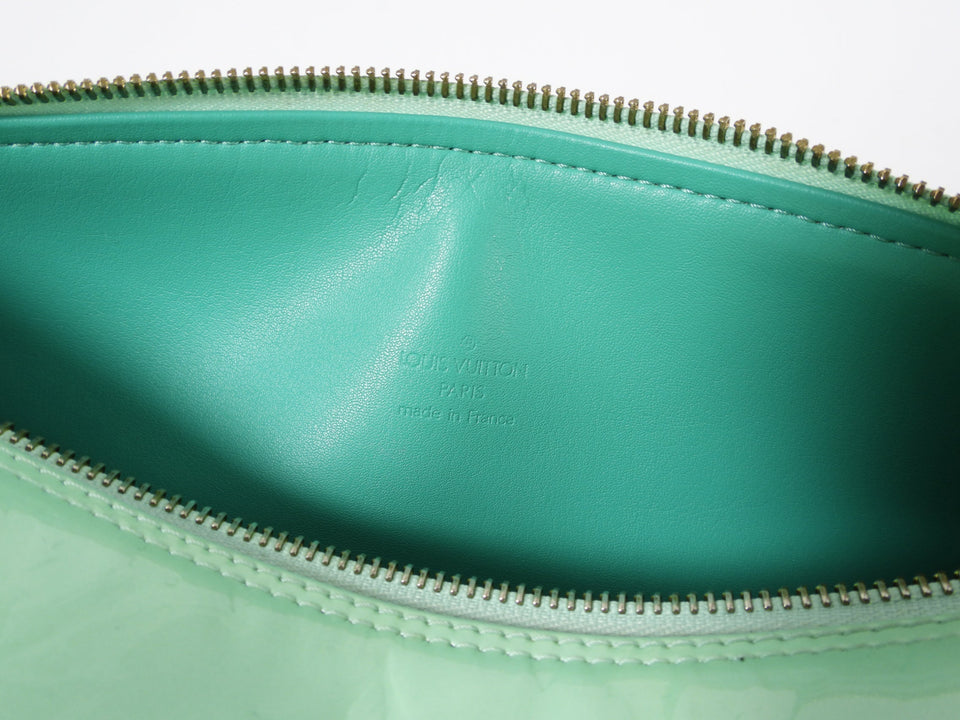 Louis Vuitton Mint Green Vernis Bedford 30 Barrel Bag