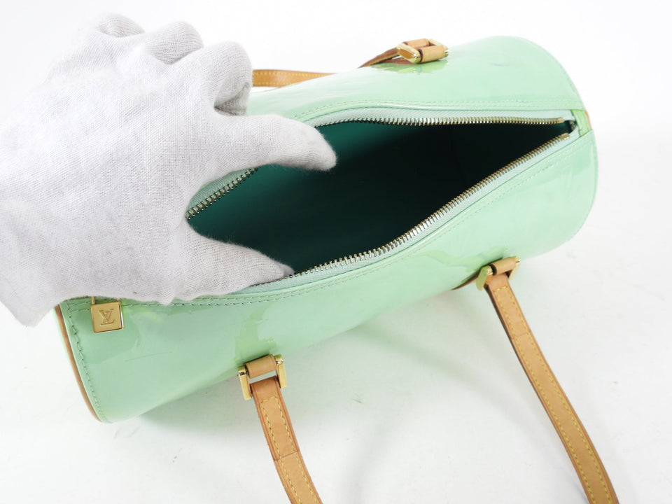 Louis Vuitton Mint Green Vernis Bedford 30 Barrel Bag