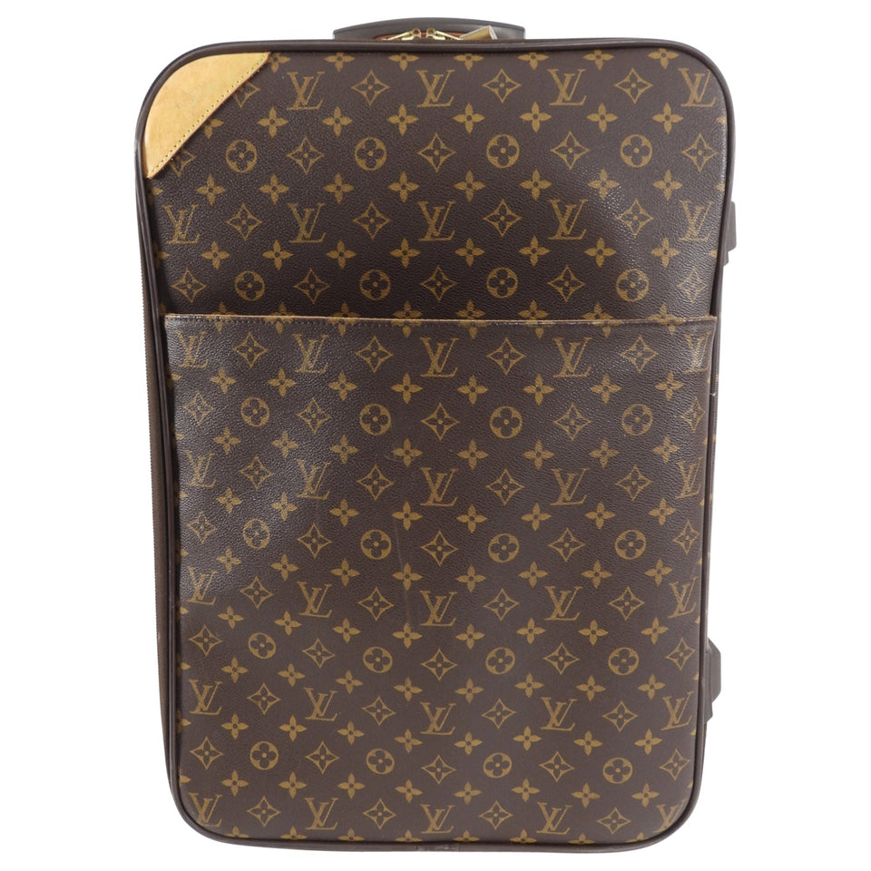 Louis Vuitton Monogram Pegasse 55 Rolling Travel Luggage