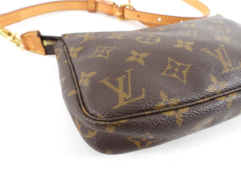 Louis Vuitton Monogram Canvas Pochette Accessoires Shoulder Strap