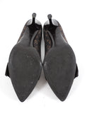 Louis Vuitton Vintage 2006 Brown Monogram Gold Buckle Pumps - 36.5