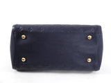 Louis Vuitton Navy and Red Monogram Empreinte Montagne MM Bag