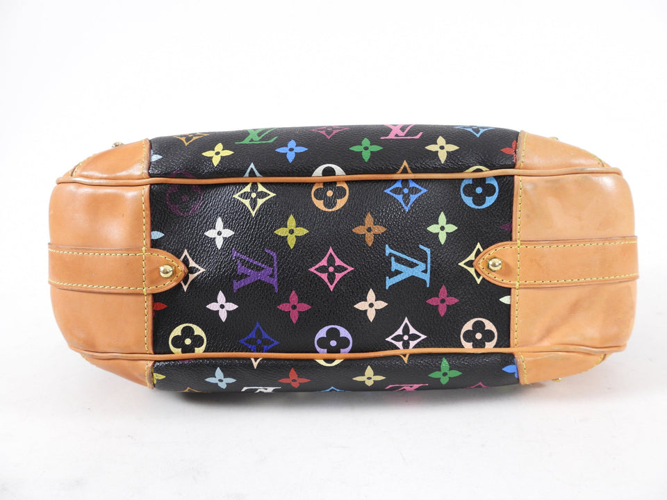Louis Vuitton Multicolore Greta Monogram Noir Bag