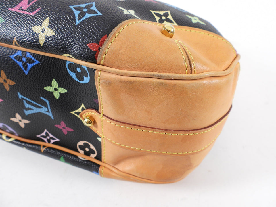 Louis Vuitton Multicolore Greta Monogram Noir Bag