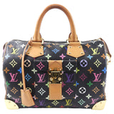 Louis Vuitton Monogram Multicolore Murakami Speedy 30 Black