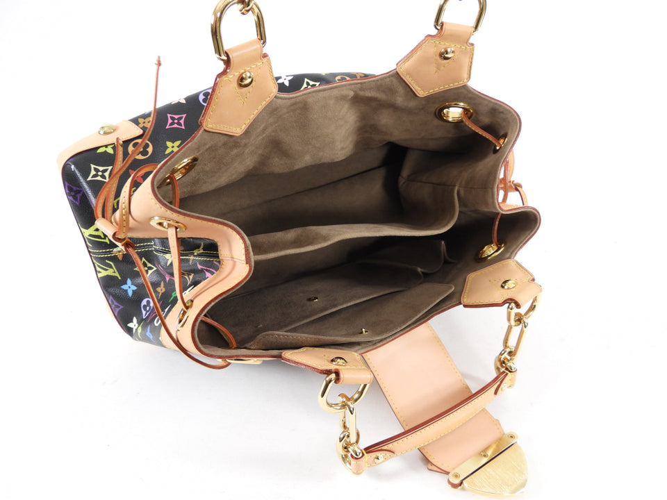 Louis Vuitton Multicolore Murakami Ursula Monogram Noir Bag