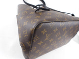 Louis Vuitton Monogram Canvas Black Leather Neo Noe MM Bag