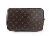 Louis Vuitton Monogram Canvas Black Leather Neo Noe MM Bag