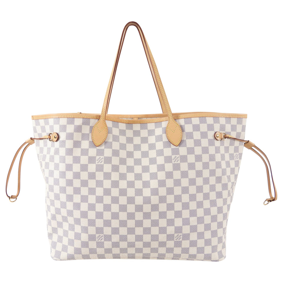 Louis Vuitton Damier Azur Neverfull GM Tote Bag