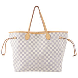 Louis Vuitton Damier Azur Neverfull GM Tote Bag