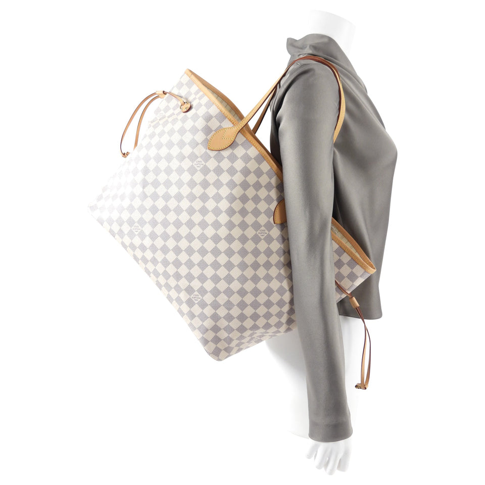 Louis Vuitton Damier Azur Neverfull GM Tote Bag