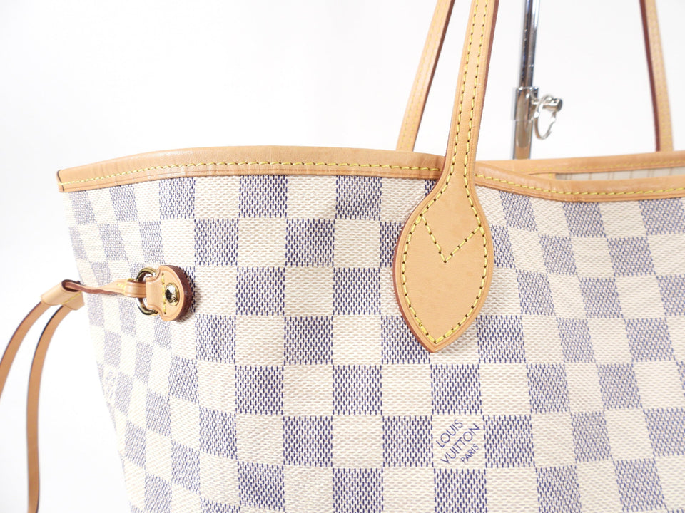 Louis Vuitton Damier Azur Neverfull GM Tote Bag