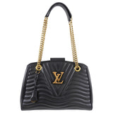 Louis Vuitton Black Quilted New Wave Chain Tote Bag