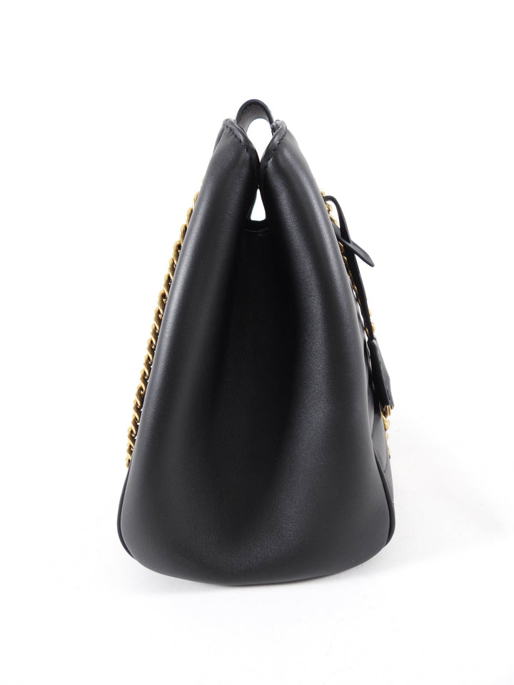 Louis Vuitton Black Quilted New Wave Chain Tote Bag