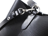 Louis Vuitton Black Epi Noir Neo Noe MM Bucket Bag