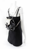 Louis Vuitton Black and White Patent Hot Springs Backpack