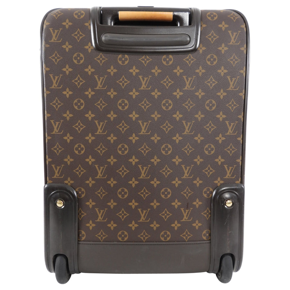 Louis Vuitton Monogram Pegase 55 Rolling Travel Luggage