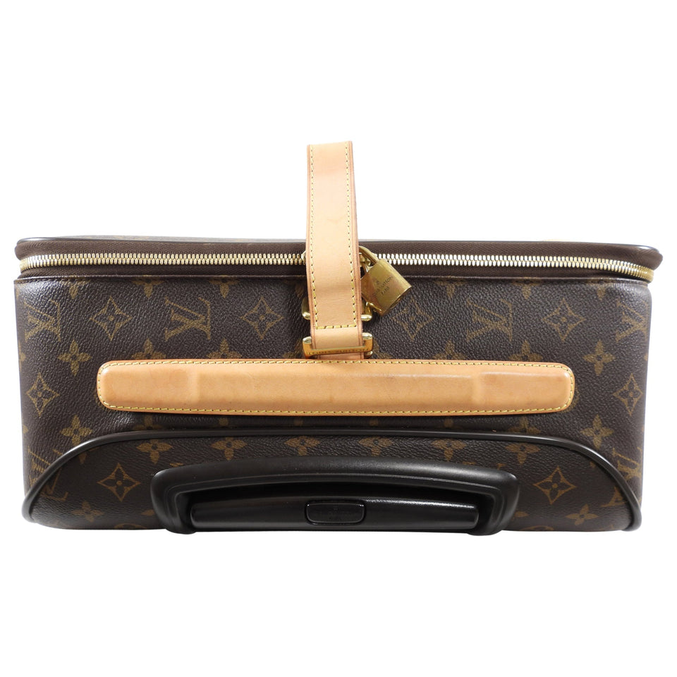 Louis Vuitton Monogram Pegase 55 Rolling Travel Luggage