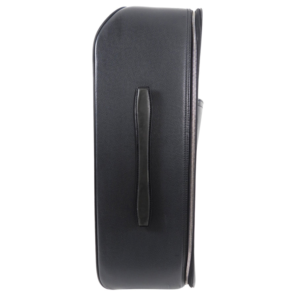 Louis Vuitton Black Taiga Leather Pegase 55 Rolling Travel Luggage