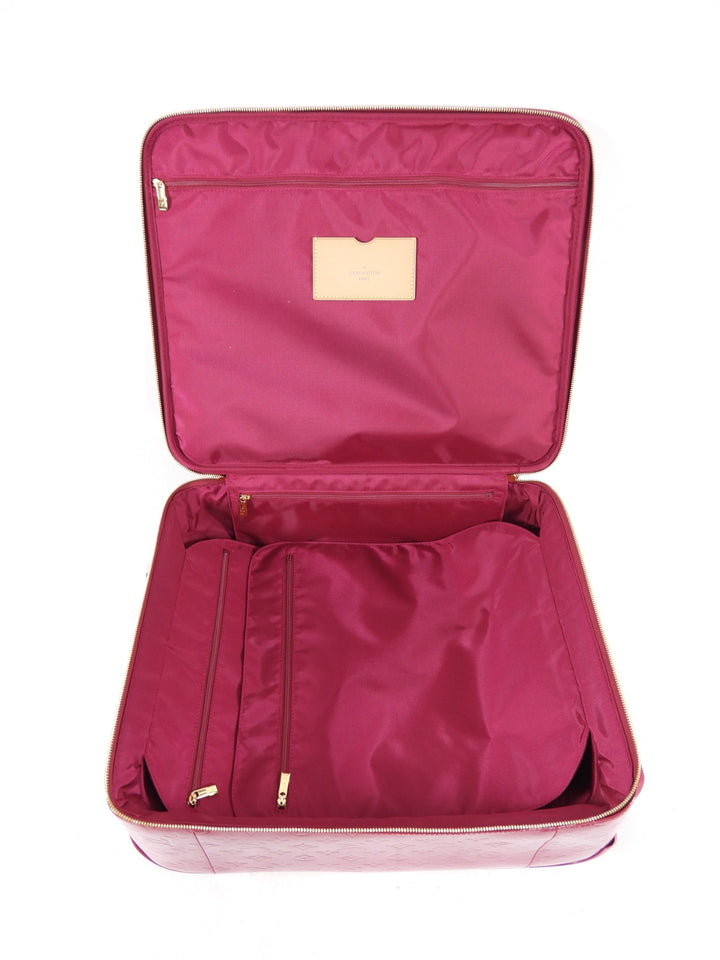 Louis Vuitton Monogram Vernis Hot Pink Pegase 45 Rolling Luggage