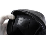 Louis Vuitton Black Empreinte Leather Double Phone Pouch Bag