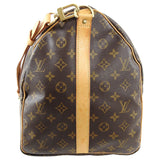 Louis Vuitton Monogram Canvas Keepall Bandouliere 55 Travel Duffle Bag