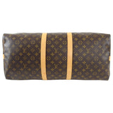 Louis Vuitton Monogram Canvas Keepall Bandouliere 55 Travel Duffle Bag