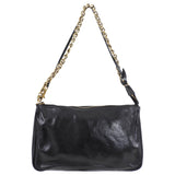 Louis Vuitton Black Cuir Boudoir Pochette Accessoires MM Bag