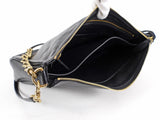 Louis Vuitton Black Cuir Boudoir Pochette Accessoires MM Bag