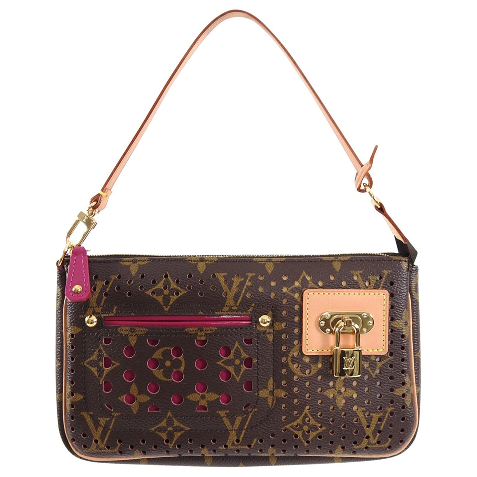 Louis Vuitton Vintage 2006 Monogram Perforated Pochette Accessories