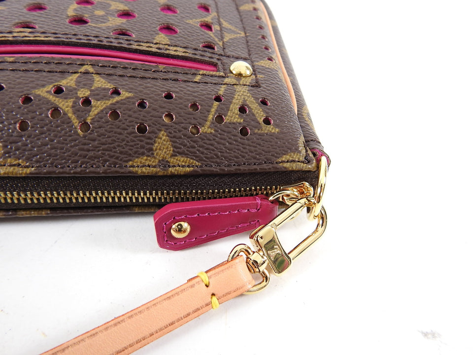 Louis Vuitton Vintage 2006 Monogram Perforated Pochette Accessories